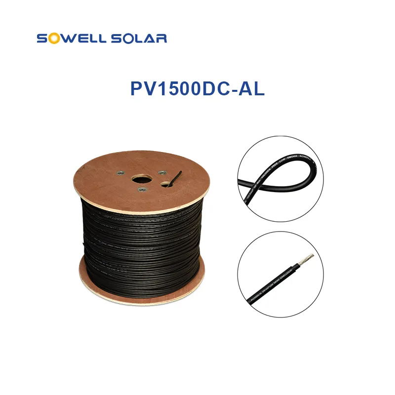 Solcellekabel i aluminium PV1500DC-AL